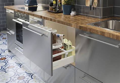 ikea stainless steel cabinets|stainless steel cabinet doors ikea.